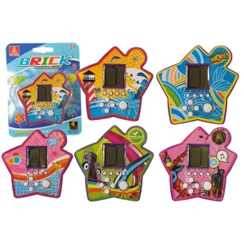 Gra Elektroniczna Kieszonkowa Tetris Fioletowy