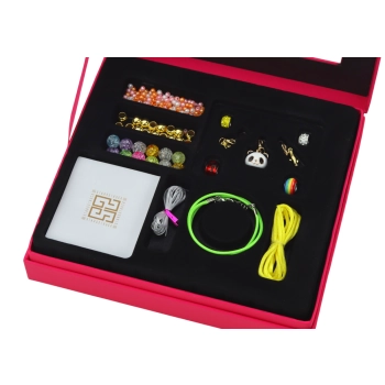 Zestaw do Tworzenia Bransoletek Biżuterii Zawieszki Koraliki
