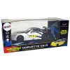 Auto Sportowe Wyścigowe R/C 1:18 Corvette C6.R Biały 2.4 G Światła