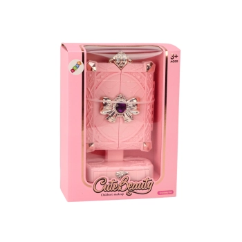 Zestaw Piękności Lustro Na Stojaku Regulowane Różowy