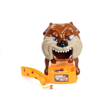 Gra Zręcznościowa Zły Pies Na Baterie Buldog Brązowy