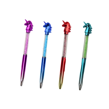 Długopis Z Jednorożcem Diamenciki Niebieski Wkład 0.7mm Mix