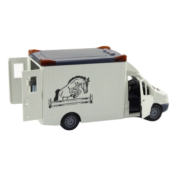 Auto Transporter Koni Otwierane Drzwi Światło Dźwięk Biały