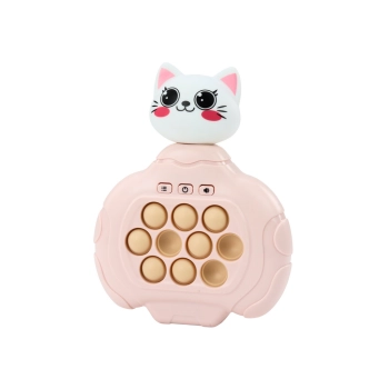 Gra Pop-It Kotek Różowa Konsola Zręcznościowa Pad Sensoryczny Wibracje