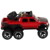 Autko Terenowe Napęd Frykcyjny Duże Koła 1:16 Czerwone