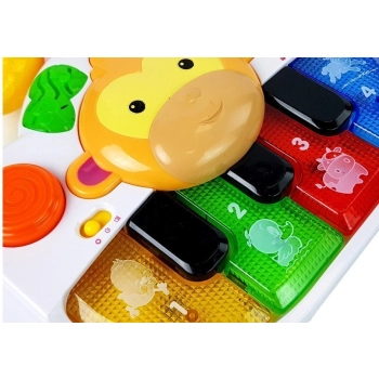 Pianinko z Małpką dla Niemowlaka Dźwięk Światła