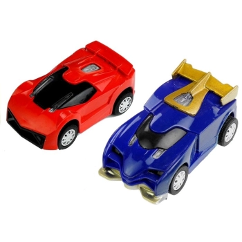 Tor Wyścigowy 2 Autka Slot Cars 1:43 Pętla Lampki