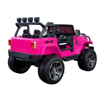 Auto na Akumulator WXE-1688 4x4 Różowy STRONG
