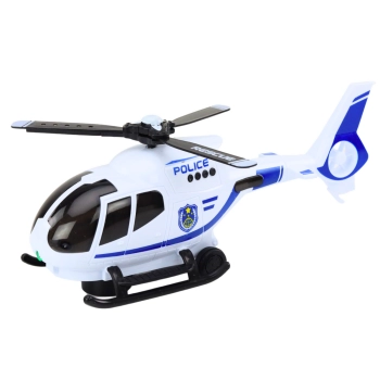 Helikopter Policyjny Śmigłowiec Jeżdżący Światła Dźwięki