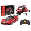 Klocki Konstrukcyjne Auto Rastar 1:18 Ferrari FXXK EVO Czerwone 88 Elementów