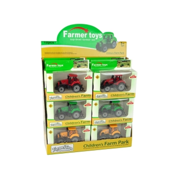 Pojazd Rolniczy Traktor Farma Duże Koła 3 Kolory