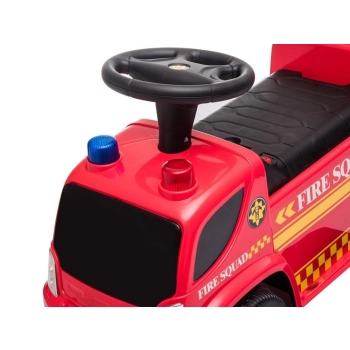 Pojazd Jeździk Straż Pożarna Drabina Bańki Mydlane Dźwięki Koguty