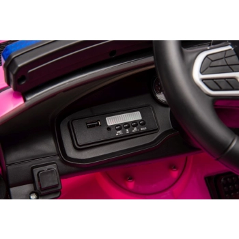 Auto Na Akumulator Dodge Charger Policyjny Różowy