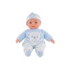 Lalka Bobas Niebieska Piżamka z Misiem Czapeczka Dźwięki