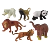 Zestaw 6 Figurek Dzikie Zwierzęta Safari Figurka Tygrys Małpa Lew