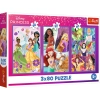 Puzzle - 3x80 - Księżniczki przyjaciółki - Disney Princess - Trefl 34884