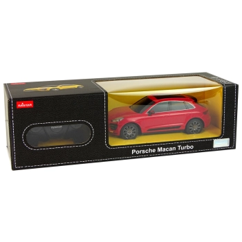 Auto R/C Porsche Macan Turbo 1:24 Rastar Czerwony