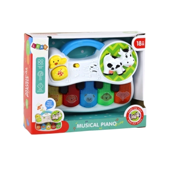 Małe Pianinko Dla Malucha Zwierzątka Światła Dźwięki