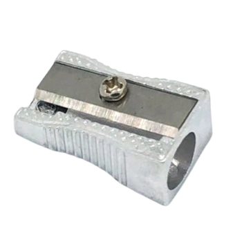 Temperówka Strugaczka Metalowa Pojedyńcza Do Cienkich Kredek i Ołówków