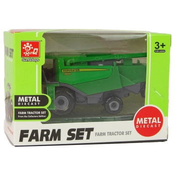 Pojazd Rolniczy Kombajn Zielony Mały