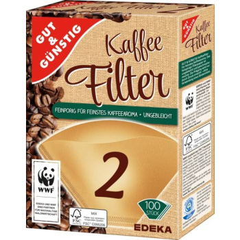 G&G Filtry do Kawy Rozmiar 2 100 szt.