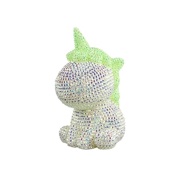 Zestaw Jednorożec DIY Diamenty Kryształki Zielony