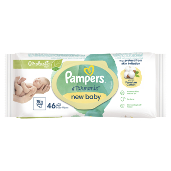 Pampers Harmonie New Baby Chusteczki Nawilżone 46 szt.