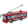 Trolejbus Autobus 1:16 Światła Dźwięki Napęd Czerwony