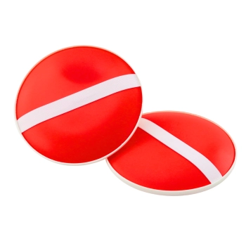 Gra Zręcznościowa Paletki Okrągłe Piłka Z Przyssawkami Czerwony