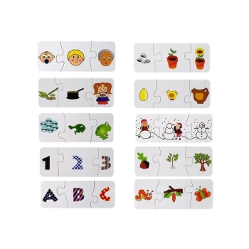 Puzzle Edukacyjne Układanka Nauka 10 Połączeń