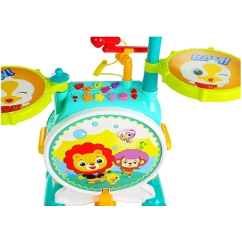 Kolorowa Perkusja Dla Malucha z Krzesełkiem