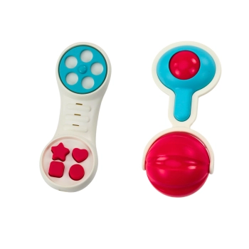 Zestaw Zabawek Grzechotek Gryzaków Zwierzątka 8 Sztuk