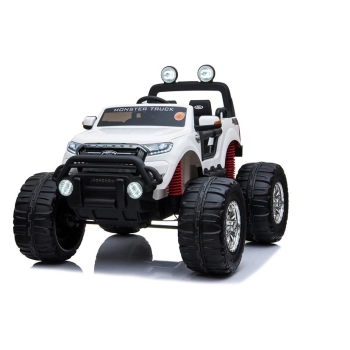 Pojazd na Akumulator Ford Ranger Monster LCD Biały