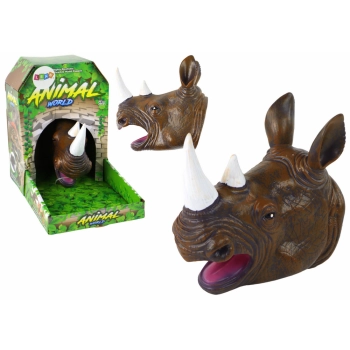 Pacynka na Rękę Nosorożec Zwierzątko Brązowy