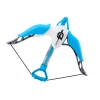 Łuk Strzelecki Z Tarczą Miękkie Strzałki 8 sztuk Biało-Niebieski