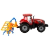 Czerwony Ciągnik ze Zgrabiarką Napęd Frykcyjny
