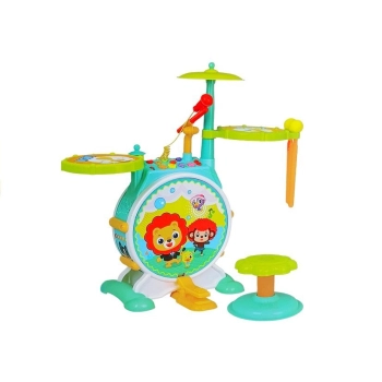 Kolorowa Perkusja Dla Malucha z Krzesełkiem