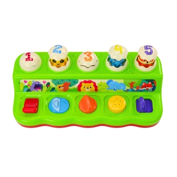 Zabawka Pop Up Wyskakujące Zwierzątka Panel Edukacyjny Dla Dzieci Dżwięki