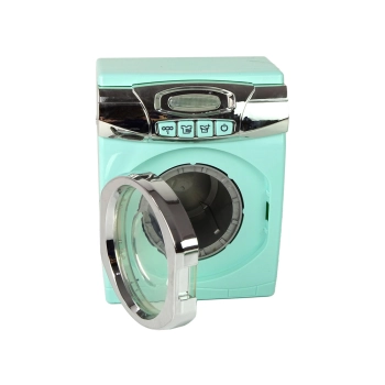 Zestaw AGD Pralka Żelazko Wieszaki Deska Do Prasowania Miętowy