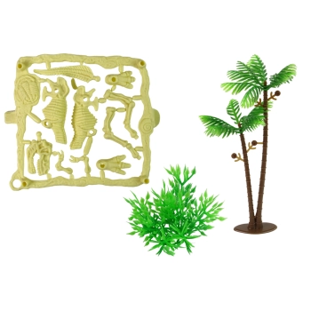 Duży Park Dinozaurów Zestaw Jurassic Kompsognat Spinozaur Szkielet