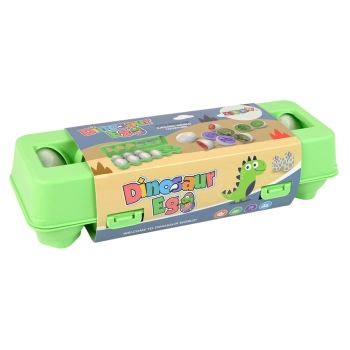 Edukacyjny Zestaw Jajek Sorter Dinozaury Układanka 12 Sztuk