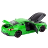 Auto Sportowe Metalowe Napęd Frykcyjny Otwierane Elementy 1:24 Zielone