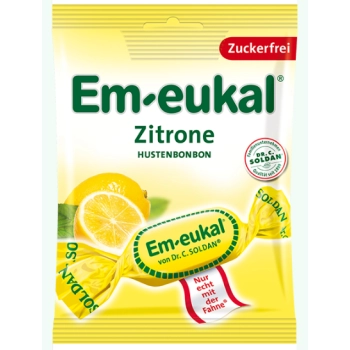 Em-eukal Zitrone Cukierki bez Cukru 75 g