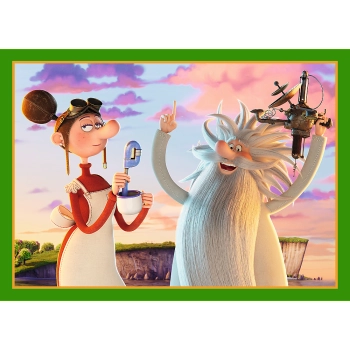 Puzzle - 4w1 (35, 48, 54, 70) - Świat Smoka Diplodoka - Trefl 34663