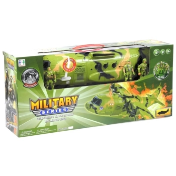 Ogromny Samolot Wojskowy Militarny Figurki 64 cm