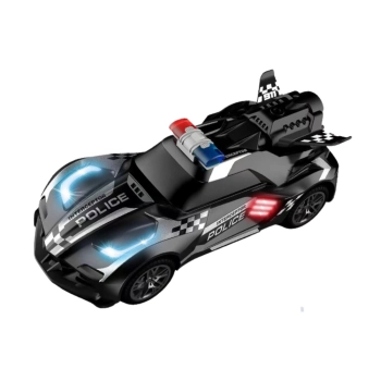 Auto Sportowe R/C Policyjne Czarne Zdalnie Sterowane