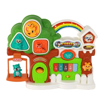 Zestaw Pianinko Koncert Las Zwierzątka Panel Edukacyjny