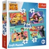 Puzzle - 4w1 (35, 48, 54, 70) - Zwariowane Minionki - Trefl 34648