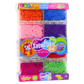 Masa Plastyczna Piankowe Kuleczki W Pudełkach Kolorowe 8szt.