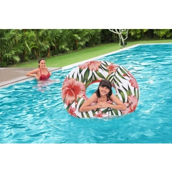 Koło Do Pływania Z Palmami Różowe 119 m Bestway 36237